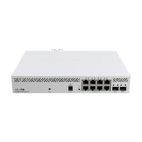MikroTik | Cloud Router Switch | CSS610-8P-2S+IN | No Wi-Fi | 10/100 Mbps (RJ-45) ports quantity | 10/100/1000 Mbit/s | Ethernet - 2